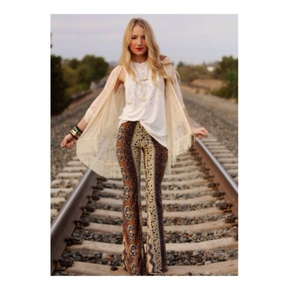 Novella royale bell bottom festival pants